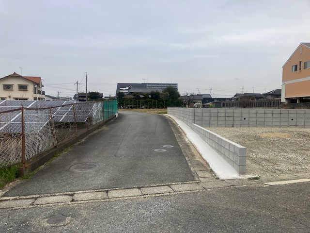 古賀市久保 前面道路
